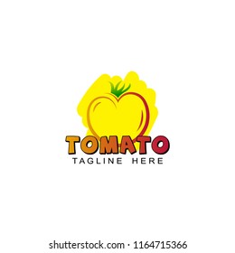 tomato logo template design vector