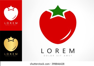 Tomato Logo Vector