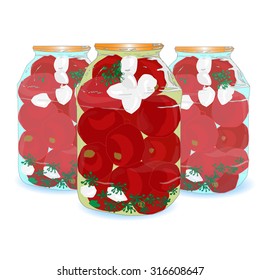 tomato marinade isolated