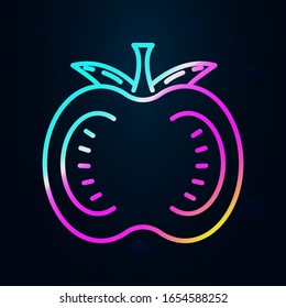 tomato in nolan style icon. Simple thin line, outline vector of vegetables icons for ui and ux, website or mobile application