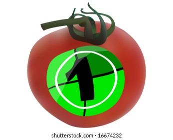 tomate con número