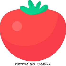 Tomato organic healthy ripe vegetable food vector