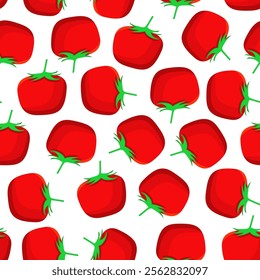 tomato pattern Background. flat illustration tomato background. seamless pattern tomato. tomato flat illustration background.