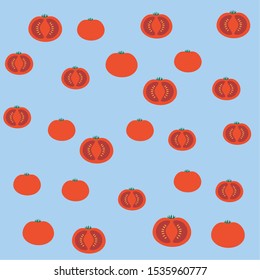 Tomato patternIt is created to use for branding projects and many kinds of design materials such as a package.