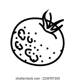 rotting food clipart black