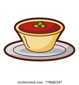 tomato sauce in dish