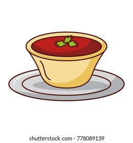 tomato sauce in dish