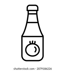 Tomato Sauce icon vector image. Can also be used for web apps, mobile apps and print media.