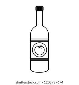 tomato sauce ketchup bottle