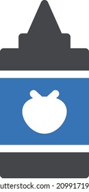 Tomatensauce, Vektorgrafik einzeln auf transparentem Hintergrund . glyph-Vektorsymbole für Konzept- oder Web-Grafiken.