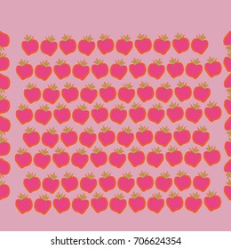 Tomato seamless  pattern. Hand drawn.