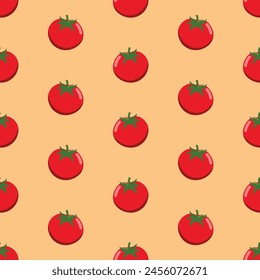 tomato seamless pattern mexican food hand drawn doodle pattern