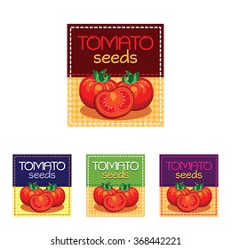 Tomato seeds. Pocket design