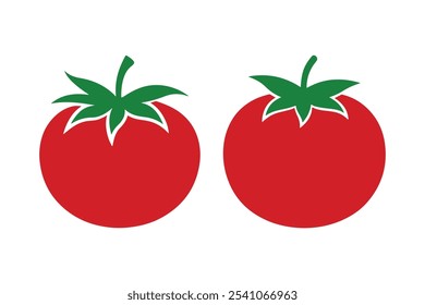 Tomato silhouette vector illustration, Tomato vector Bundle 