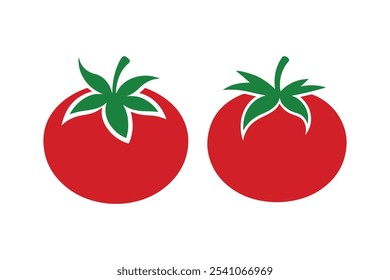 Tomato silhouette vector illustration, Tomato vector Bundle 