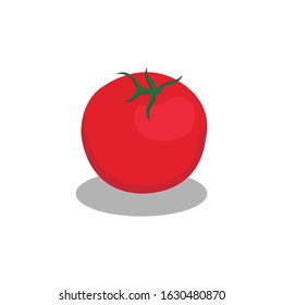 tomato simple illustration vector clip art