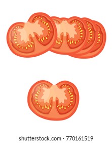 tomato simple vector