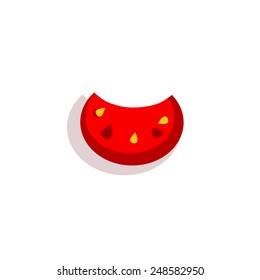 tomato slice illustration