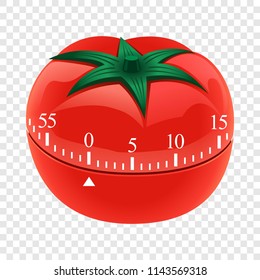 Concept of pomodoro timer and app Royalty Free Vector Image