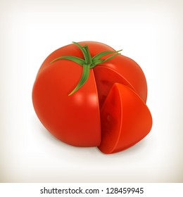 Tomato, vector