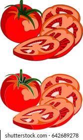 Tomato Vector Art. Can be used in advertisement, decoration or even tattoo if you want.