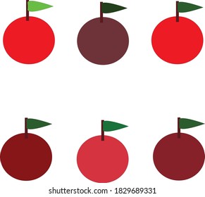 
tomato vector background icon sweet