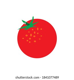 plantilla de logotipo del icono de ilustración de diseño vectorial de tomate