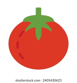 Tomato Vector Flat Icon For Personal And Commercial Use.
