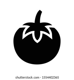 tomato vector glyph flat icon