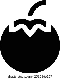 Ilustración de diseño de icono de Vector de tomate