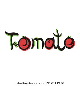 Tomato. Vector illustration