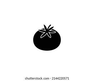 Tomato Vector Isolated Icon. Tomato Illustration