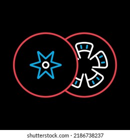 Tomato vector isolated on black background icon. Barbecue and bbq grill sign. Vegetable. Graph symbol for cooking web site and apps design, logo, app, UI