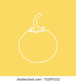Tomato vector line icon. eps-10