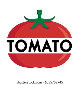 Tomato vector logo. logo design. symbol vector.