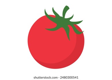 Tomato Vegetable Flat Sticker Design