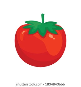 tomato vegetable icon design, organic food healthy fresh natural and market theme Vector illustration