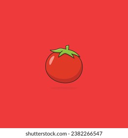 tomato vegetable icon vector illustration