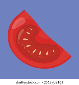 Tomato vegetable icon vector. tomato sliced vector. tomato vegetable sliced icon