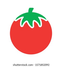 tomato vegetables food icon vector
