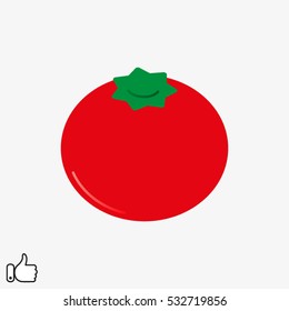 tomato, vegetables, icon, vector illustration EPS 10
