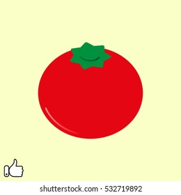 tomato, vegetables, icon, vector illustration EPS 10
