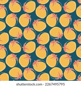 Vegetales de tomate sin fisuras. Antecedentes vegetarianos sanos de alimentos biológicos, productos ecológicos vegan orgánicos. Ilustración vectorial.