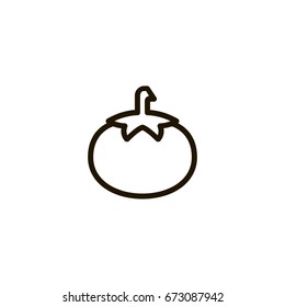 tomatoe icon. sign design