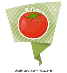 Tomatoes colorful icon