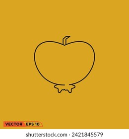Tomatoes icon design vector graphic of template, sign and symbol, protection fruit 