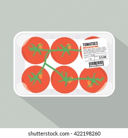 Tomatoes Pack Vector Illustration