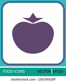 tomatoes, tomato, vegetables. Vector Icon. Simple vector illustration for graphic and web design.
