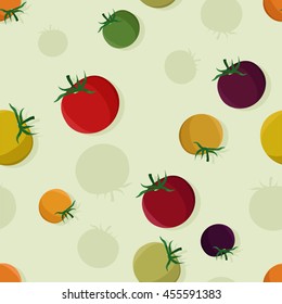 Tomatoes vector background