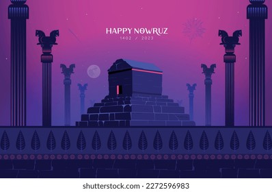 The tomb of Cyrus the Great is a symbol of ancient Iran and the rich culture of Iranians. Nowruz celebrations started from this king's day in Iran. Happy Nowruz